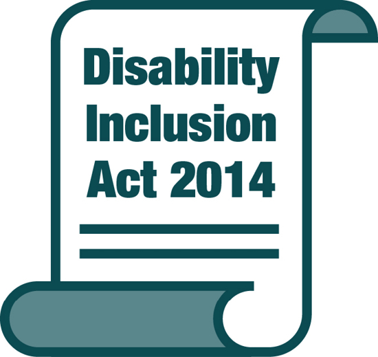 A law document titled 'Disability Inclusion Act 2014'.