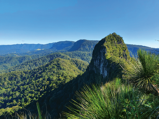 A mountain range.